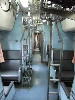 Second class train from Songai Golok to bangkok